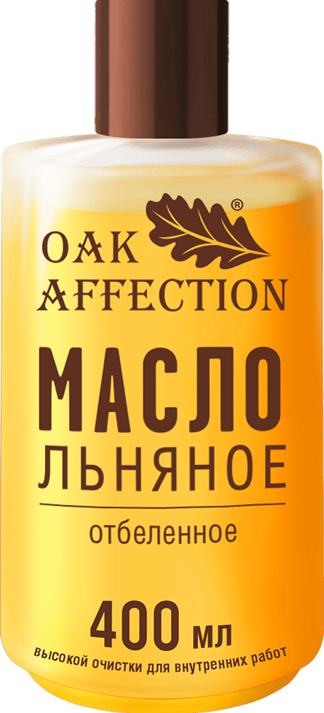 Масло льняное отбеленное oakaffection 400 мл