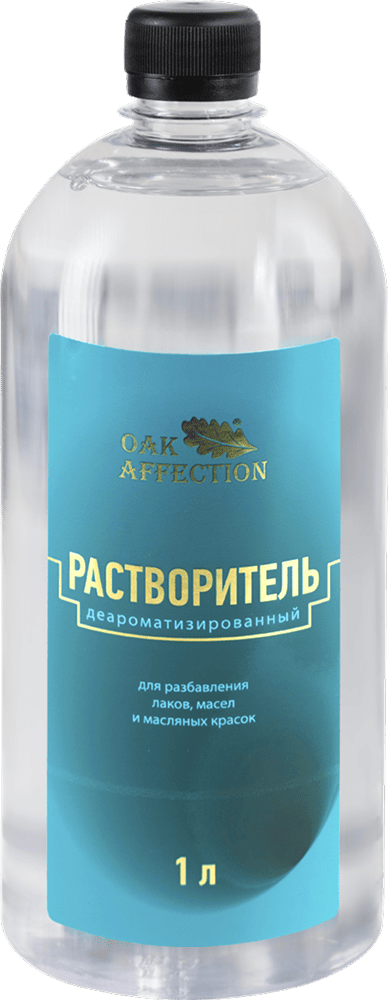 Растворитель для масляных красок слабопахнущий, 1000 мл oakaffection