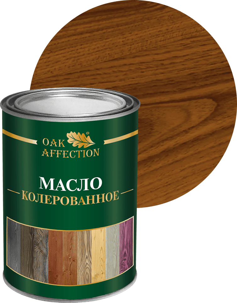 Колерованное масло цвета коньяк 1000 мл oakaffection