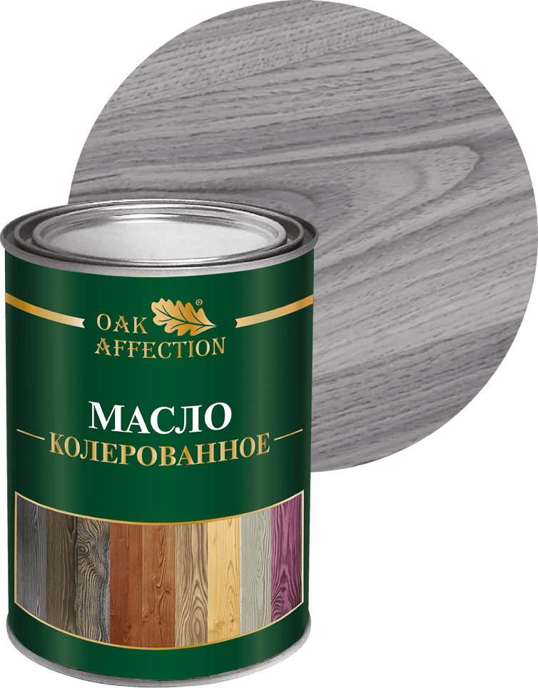 Колерованное светло-серое масло для дерева oakaffection 1000 мл