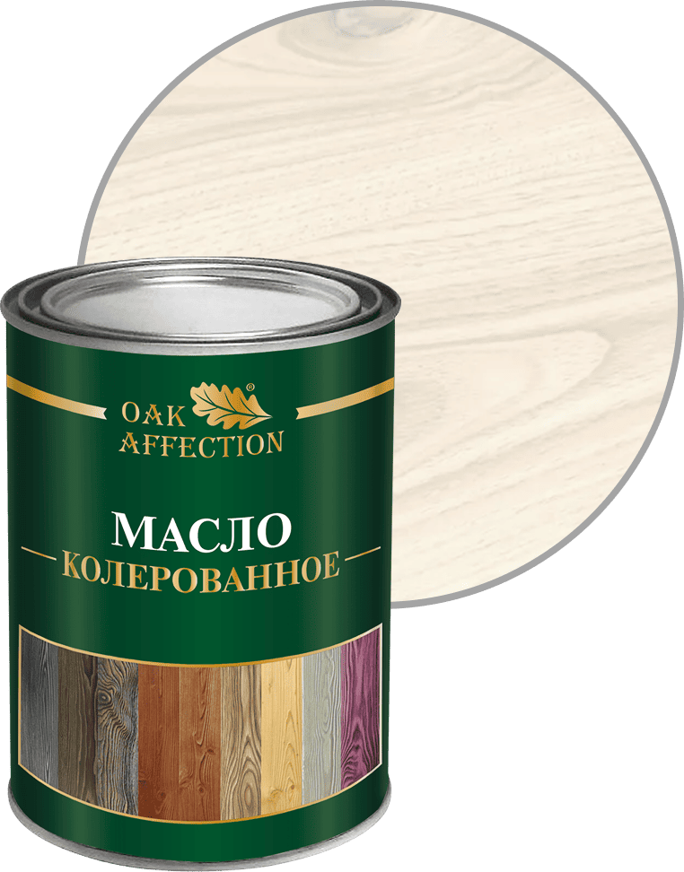 Колерованное белое масло oakaffection, 1000 мл