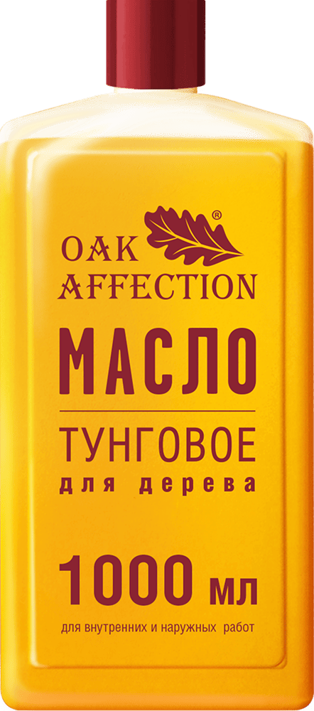 Тунговое масло для обработки дерева 1000 мл oakaffection